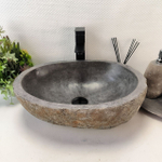 Раковина из речного камня RS63570 (48*36*15) 0122