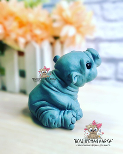 Силиконовая форма Бегемотик