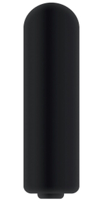 Черная перезаряжаемая вибропуля Bullet Buddy (Цвет: черный)