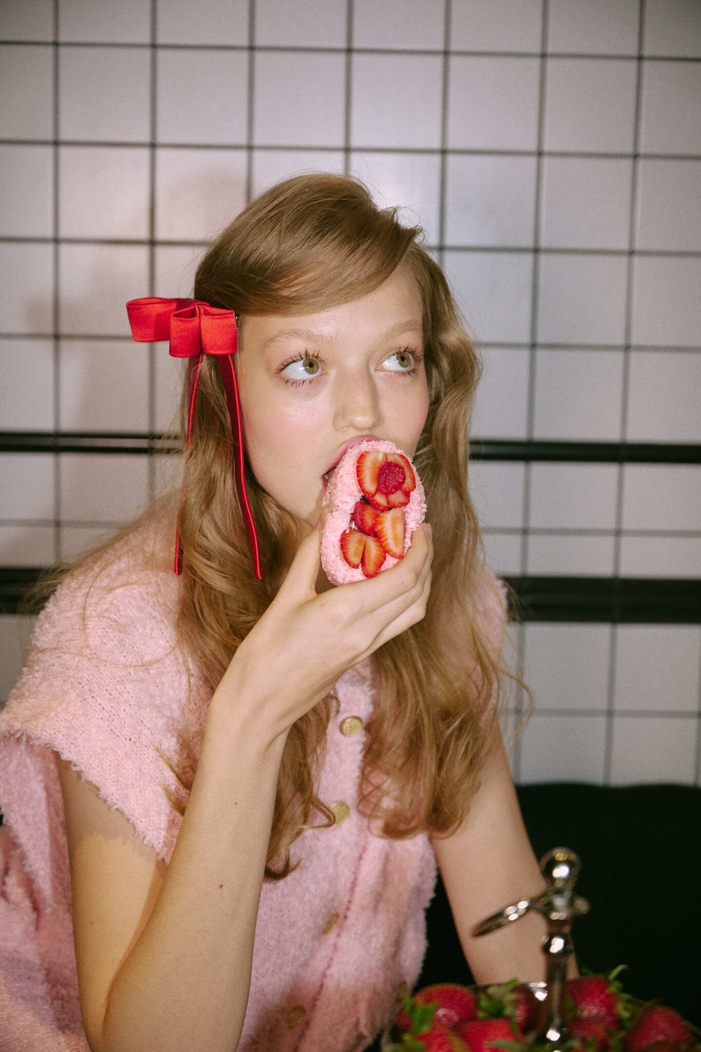 Бант "Мэри" красный