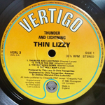 Thin Lizzy / Thunder And Lightning (LP)
