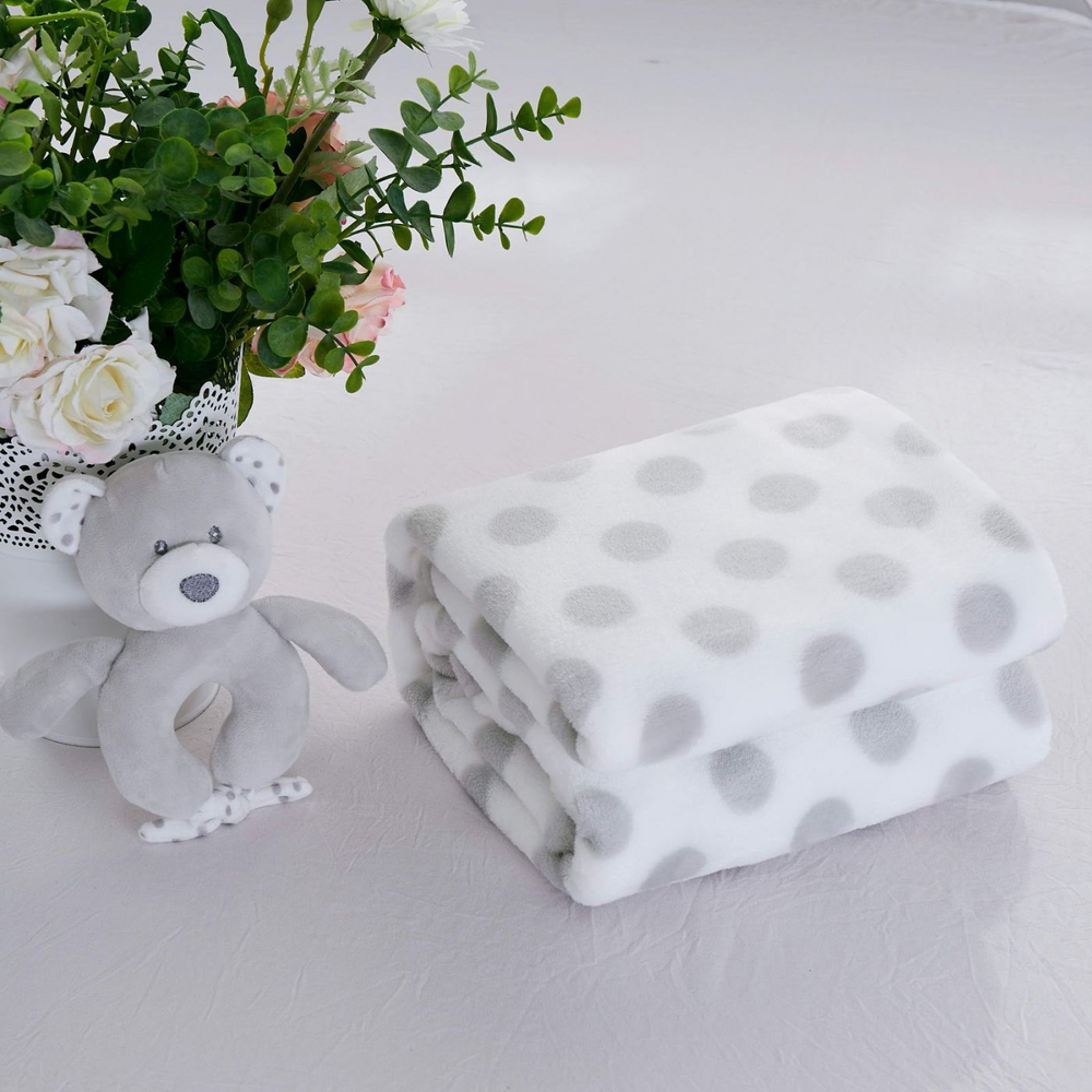 Плед детский с игрушкой Sofi De MarkO №4 серый