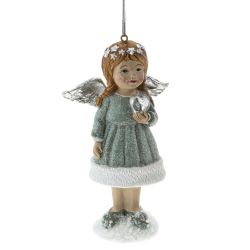 GAEM Фигурка декоративная подвесная "Ангел", L7 W5 H12 см, 2в.