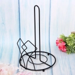 Держатель для бумажных полотенец металлический «Brownie» 18*32см геометрия, черный