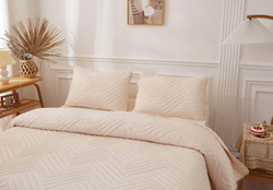 Покрывало 160х220 и наволочка 50х70 Sofi De MarkO Мориц кремовое