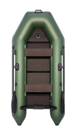 Лодка АКВА 2800 Green/black+слань 2800 (MLA)