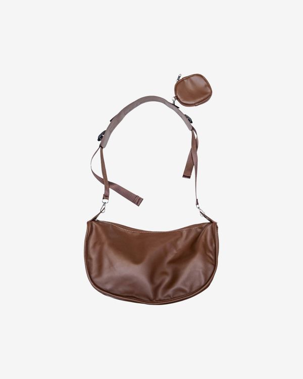 Сумка Кросс-боди Кондуктор коричневая - фото 1