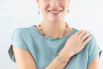 Серьги Coeur de Lion Green-Pink 4023/20-0504