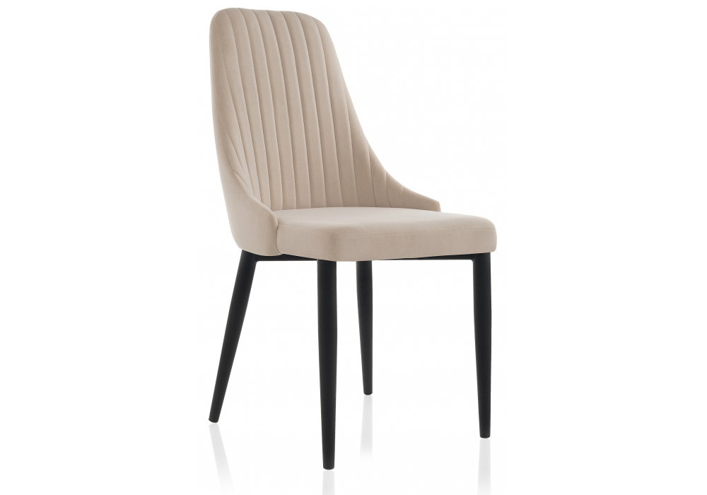 Стул на металлокаркасе Woodville Kora бежевый