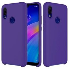 Силиконовый чехол Silicone Cover для Xiaomi Redmi 7 (Фиолетовый)