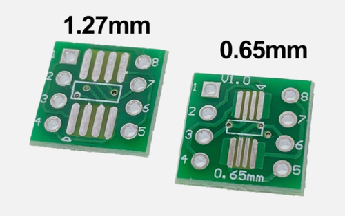 Плата SOP8, SO8, SOIC8 в DIP8 переходник адаптер PCB004