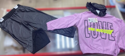 Комплект на девочку турецкий комбинированный на рост 116 см