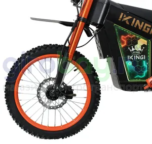 Электромотоцикл IKINGI WISH 01 1500W (52V/30Ah) - Оранжевый фото №14