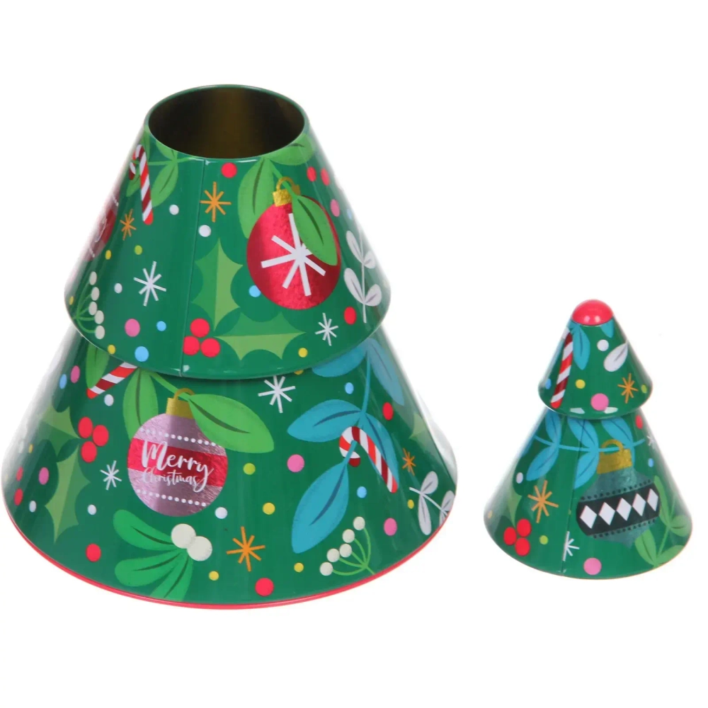 Банка жестяная «Ёлка» 28*17,5см