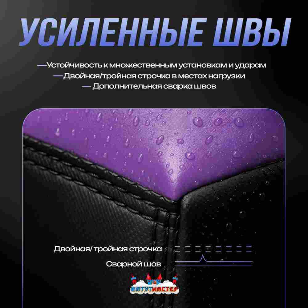 Надувная подушка «LandBag» для фристайла и экстрим-прыжков, 8×8×2,5 м
