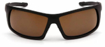Очки баллистические Pyramex Stonewall VGSB418T Anti-fog Корич.23%