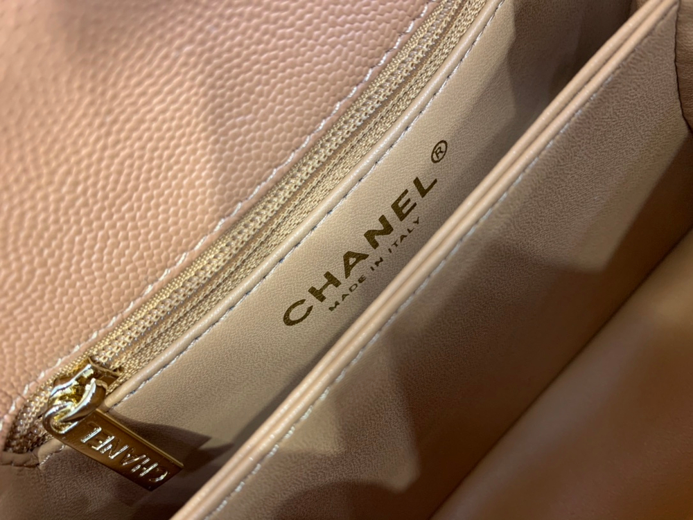 Chane1 Coco Handle Bag 19 cm