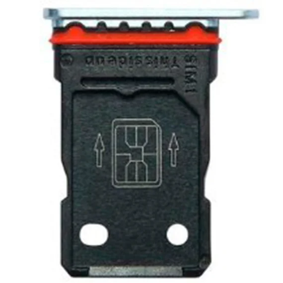 Sim лоток для OnePlus 8T серебристый (Lunar Silver)