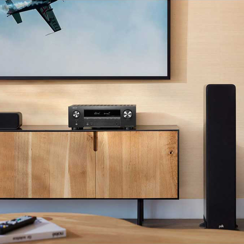 AV ресивер Denon AVR-X580BT, Black, 5.2-канальный, 70 Вт на канал