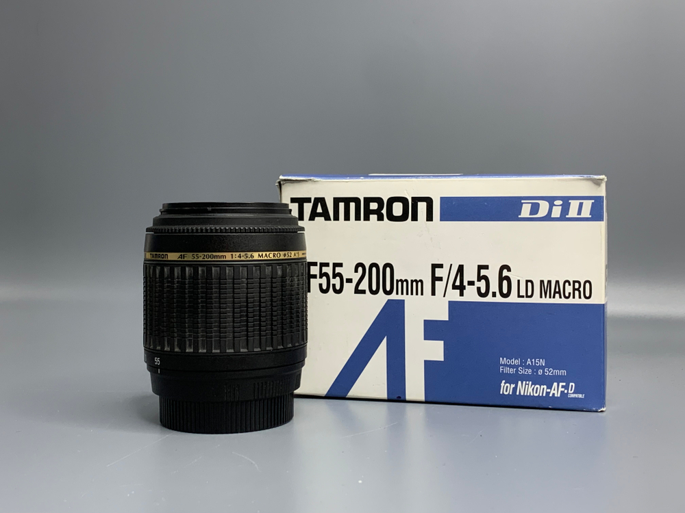 Tamron 55-200mm Nikon F Царапины на линзе