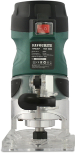 Фрезер по дереву кромочный электрический FAVOURITE FER 900S, 900Вт, цанга 8мм, 10000-30000об/мин, аксессуары.