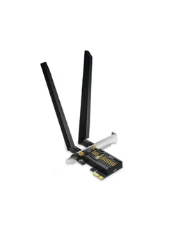 TP-Link Archer TBE400E BE6500 Трехдиапазонный беспроводной PCI Express-адаптер Wi-Fi 7 с поддержкой Bluetooth 5.4