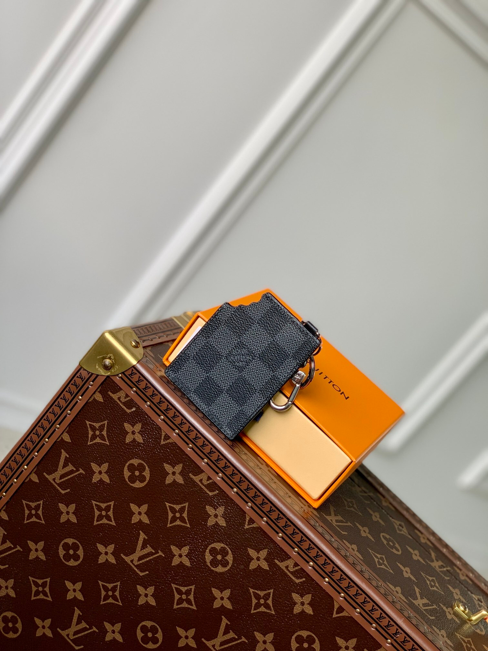 Louis Vuitton Chocolate Bar Figurine Key Holder And Bag Charm