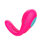 Розовое виброкольцо с пультом ДУ I-Moon Candy MY-1001