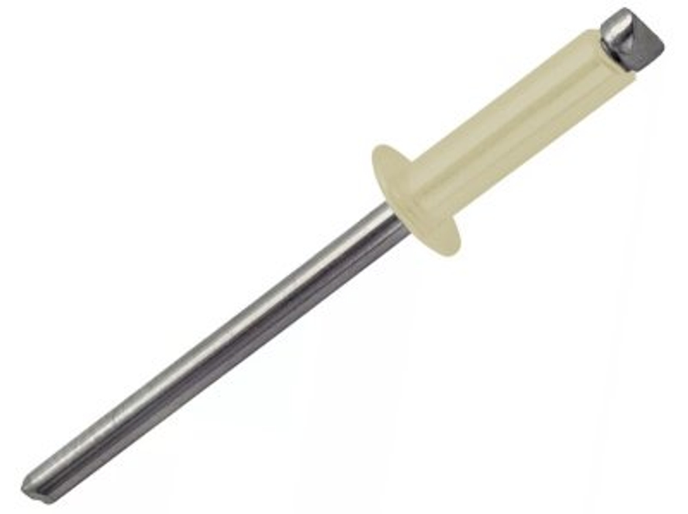 Заклепка алюм/сталь 3,2х8 RAL 1014 слоновая кость (1000шт/уп)