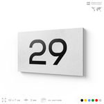 Табличка с номером 29 на дверь квартиры, для офиса, кабинета, аудитории, склада, белая 120х70 мм, Айдентика Технолоджи