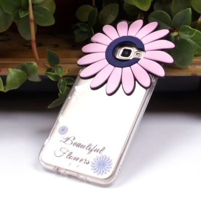Силиконовый чехол "Цветы" для Samsung Galaxy J5 Prime, 009872
