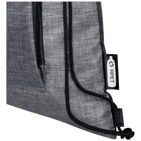 Складная сумка со шнурком Ash из переработанных материалов, соответствующих стандарту GRS, объемом 7 л