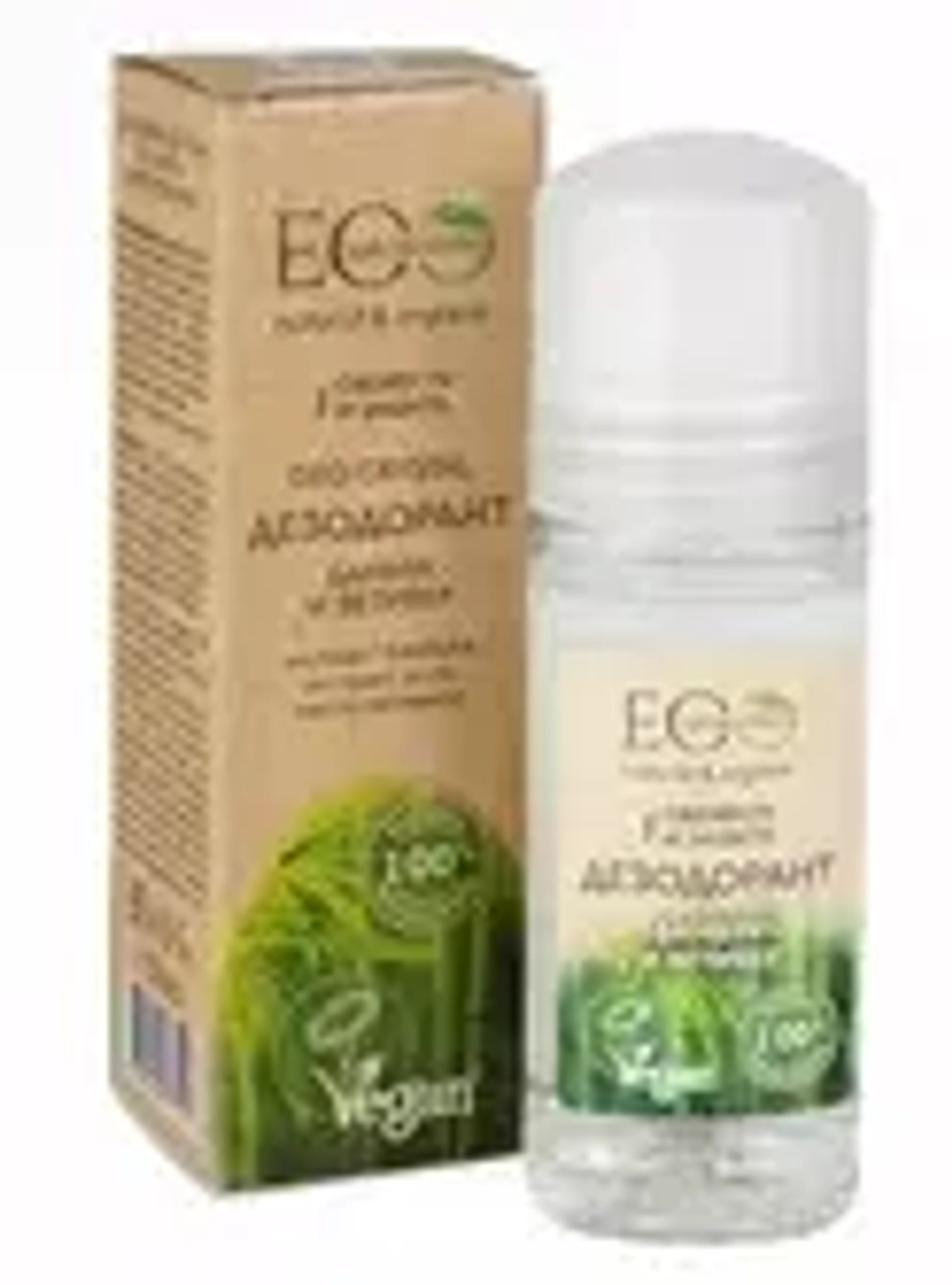 ECOLAB Дезодорант-шарик д/тела DEO CRYSTAL Бамбук и Ветивер 50мл*12