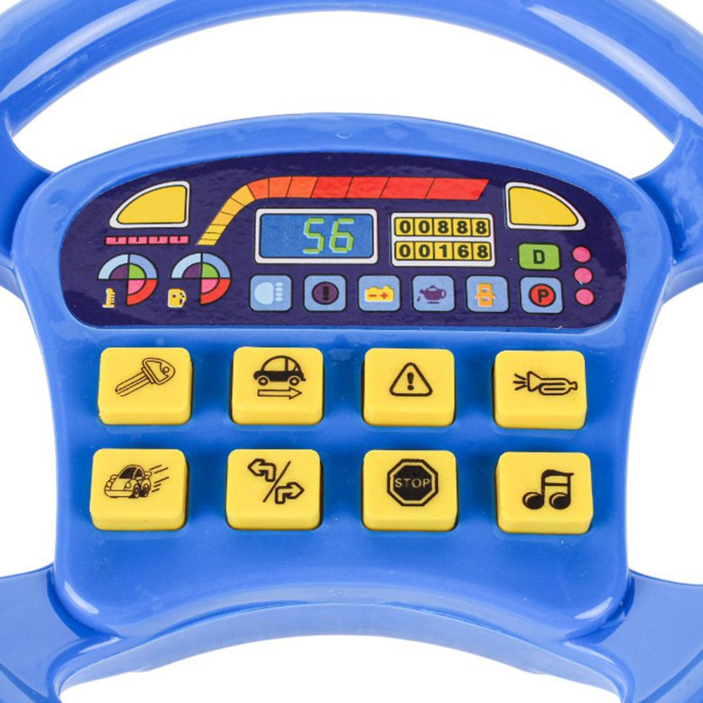 Руль музыкальный 19см, пакет 3360P