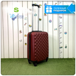 Маленький чемодан L'Case Phatthaya, бордовый, S