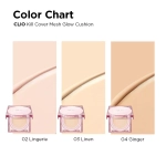 CLIO Кушон с эффектом сияния SPF 50 + PA ++++ c запасным блоком Kill Cover Mesh Glow Cushion