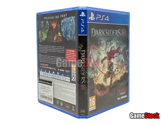 PS4 Darksiders 3 (III)(Б/У, Полностью на русском языке, CUSA-08798)