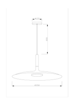 Подвесной светильник Moderli V2221-PL Metrix
