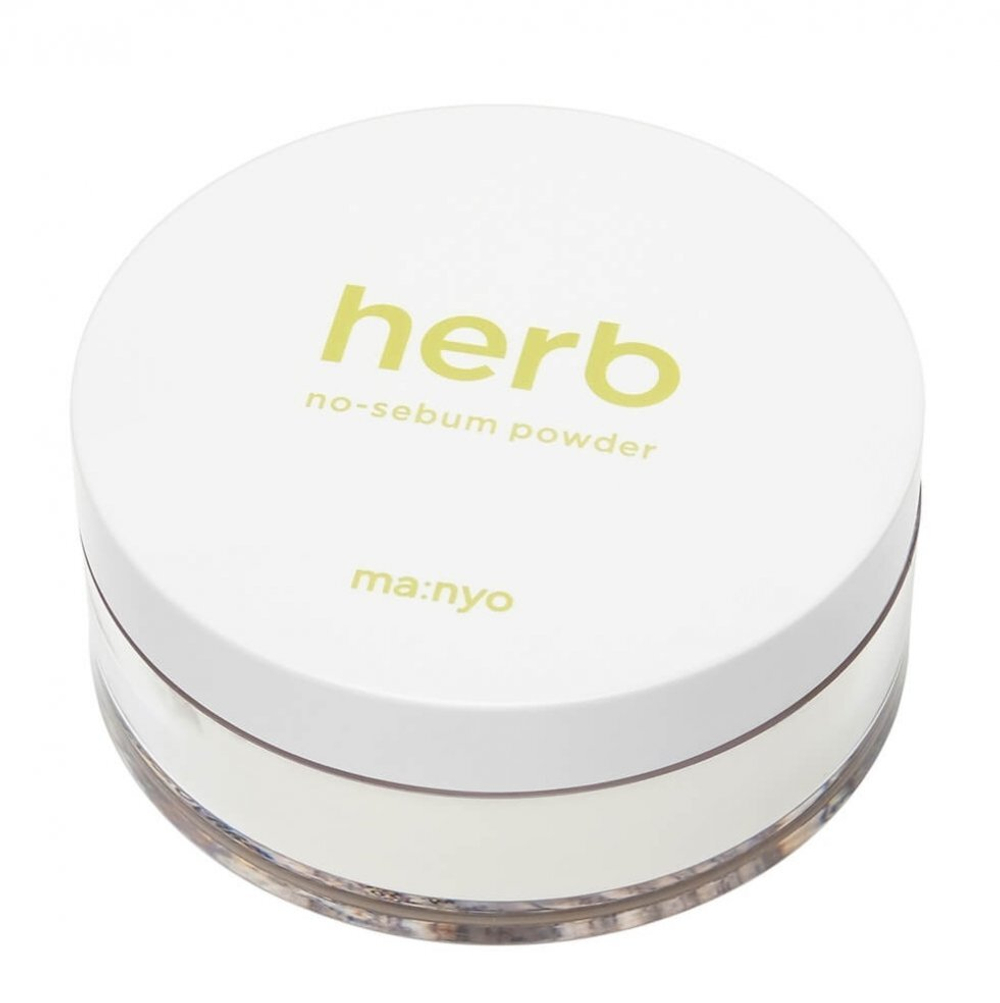 Manyo Herb Green No-Sebum Powder матирующая рассыпчатая пудра с комплексом трав