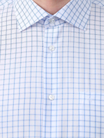 Сорочка мужская VESTER короткий рукав, клетка, хлопок, пэ 860141 46