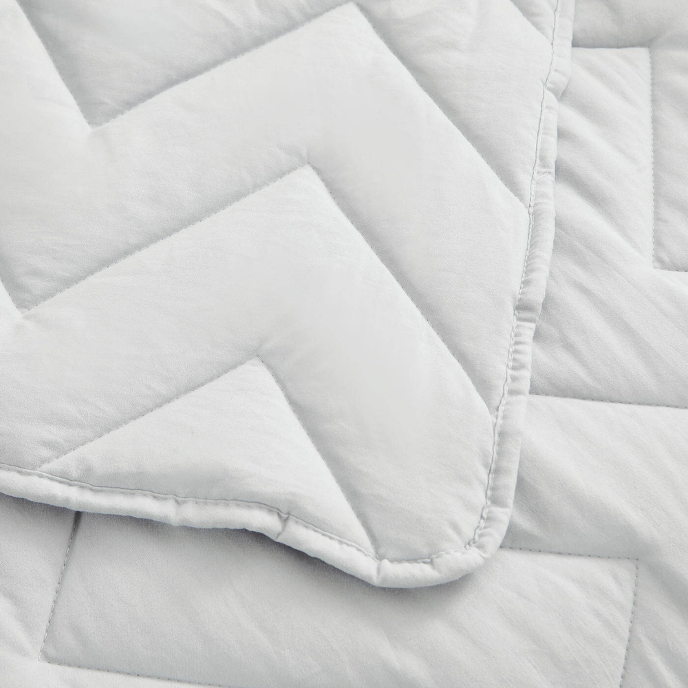 Покрывало 230х250 и 2 наволочки 50х70 Sofi De MarkO Робби серое