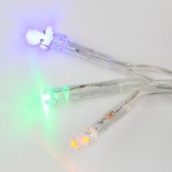 ULD-S1000-090-STA MULTI IP20 Гирлянда светодиодная. 10м. 90 светодиодов. Разноцветный свет. Провод прозрачный. ТМ Uniel