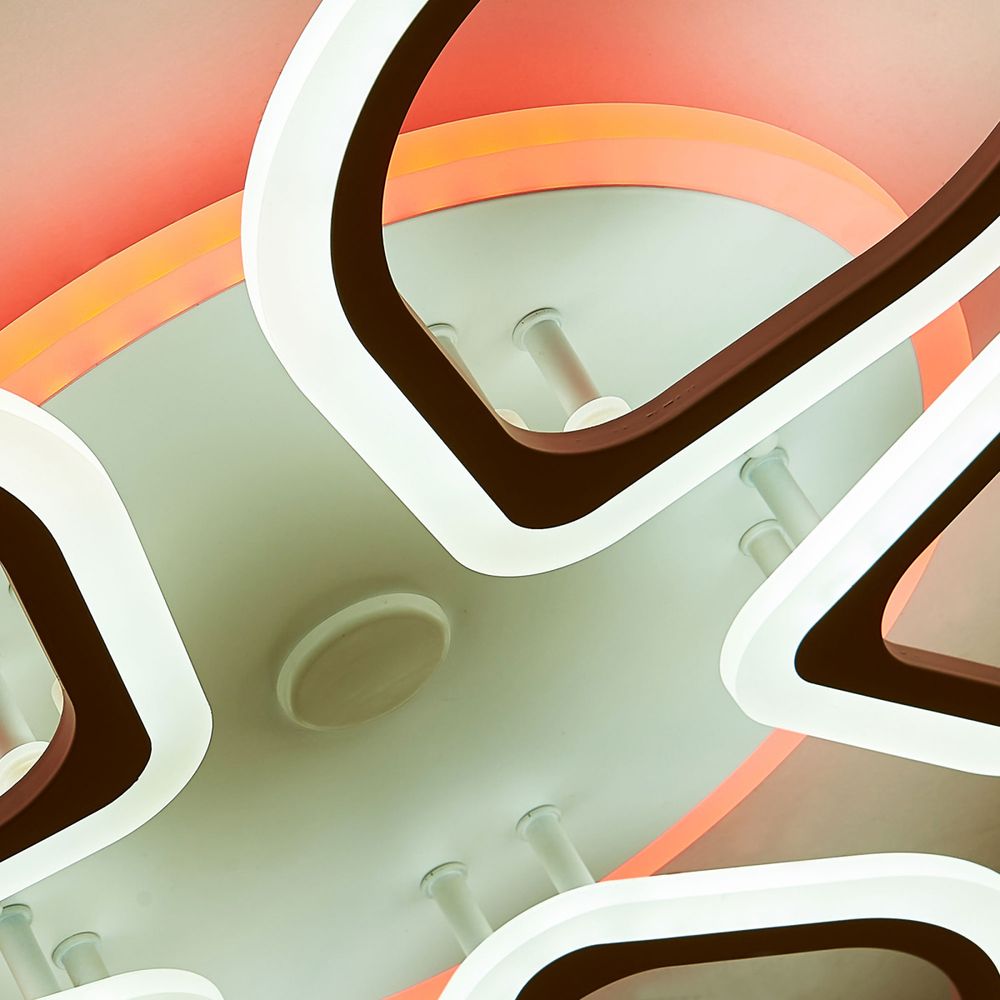 Citilux Транай Смарт CL235A150E RGB Умная люстра Белая