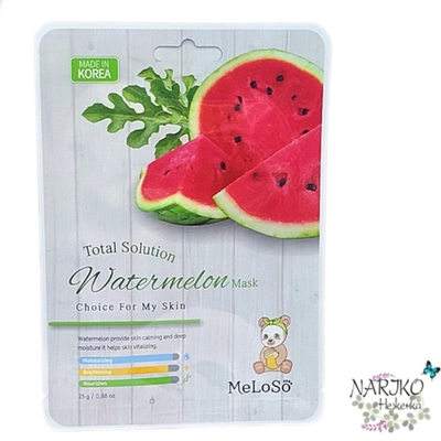 Тканевая маска для лица с экстрактом арбуза Dr.MeLoSo Total Solution Watermelon Mask, 25 гр.