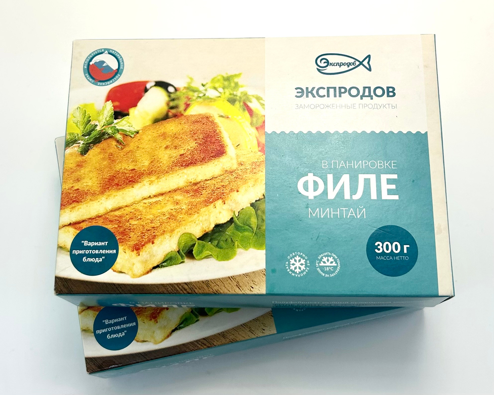 Филе минтая в панировке «Экспродов», 300 г