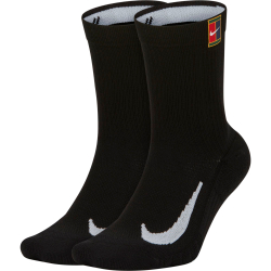 Теннисные носки Nike Multiplier Crew 2PR Cushion - Black