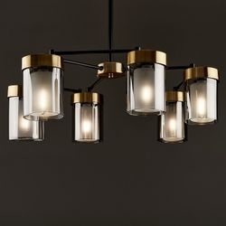 Люстра на штанге Freya Lora FR5432PL-06BBS