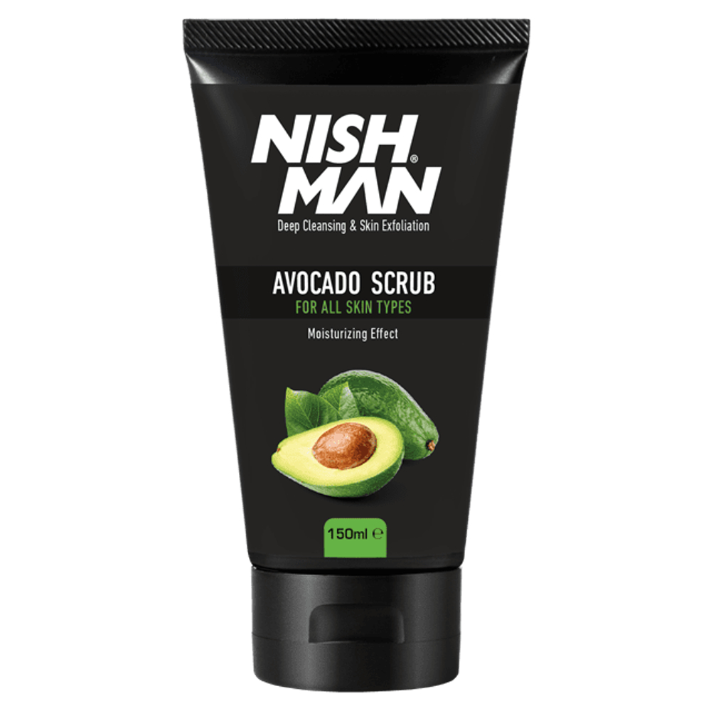 NISHMAN FACE & SKIN SCRUB AVOCADO - Скраб для лица Авокадо 150 МЛ