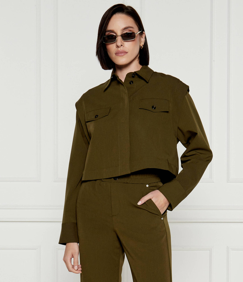 Рубашка Pinko - хаки(104197 A18E)