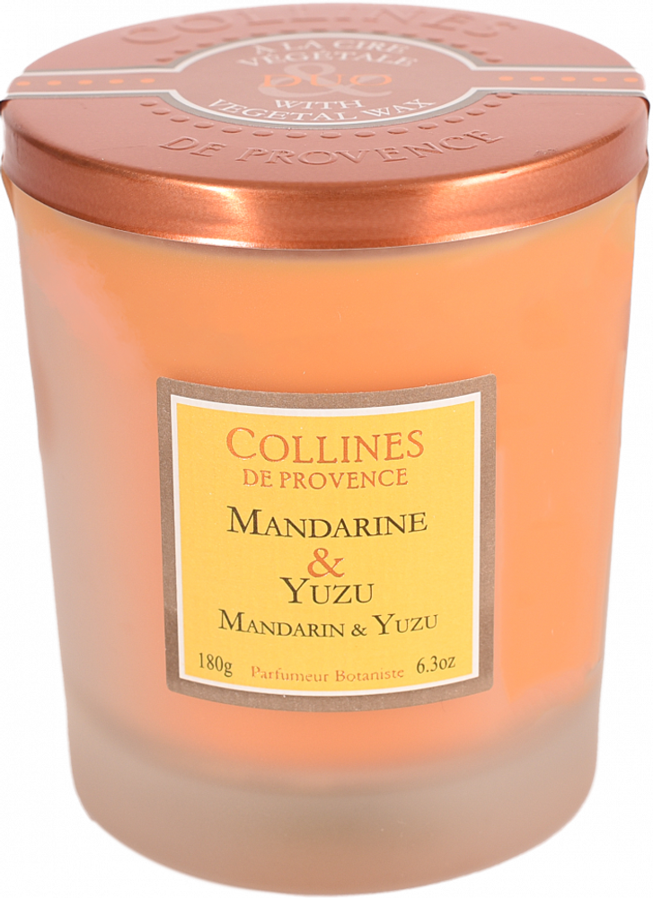 Свеча Collines 180гр Дуэт Mandarin &amp; Yuzu